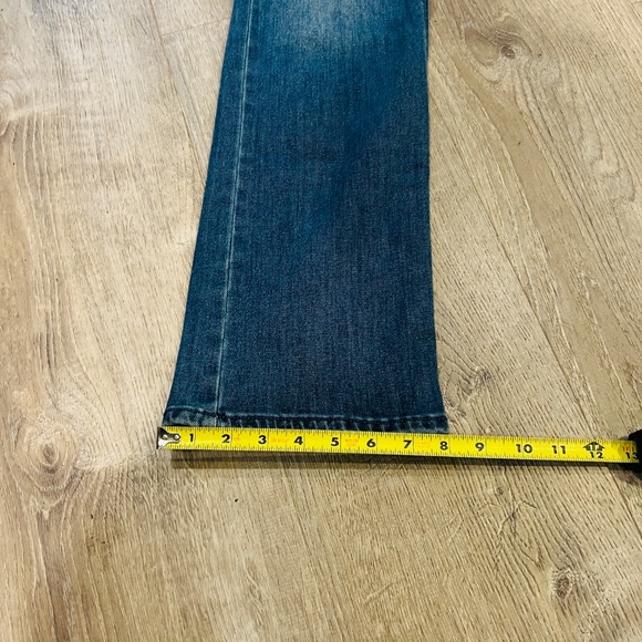 Old Navy Jeans Womens 12 Tall long Blue Mid-Rise Wow Boot-Cut Stretch Denim - Picture 8 of 12